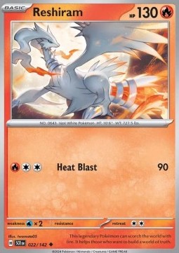 Reshiram - Stellar Crown (Uncommon) [SCR-022]