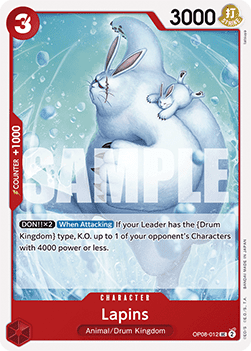 Lapins (OP08-012) - Two Legends (Uncommon) [OP08-012]