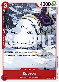 Robson (OP08-013) - Two Legends (Uncommon) [OP08-013]