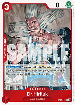 Dr.Hiriluk (OP08-016) - Two Legends (Rare) [OP08-016]