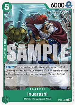 Inuarashi (OP08-022) - Two Legends (Uncommon) [OP08-022]