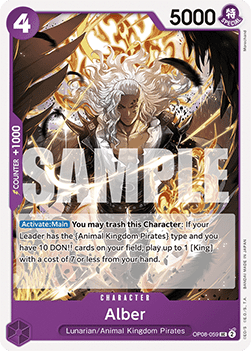 Alber (OP08-059) - Two Legends (Uncommon) [OP08-059]