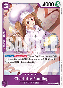 Charlotte Pudding (OP08-067) (V.1) - Two Legends (Rare) [OP08-067]