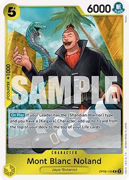 Mont Blanc Noland (OP08-109) - Two Legends (Rare) [OP08-109]