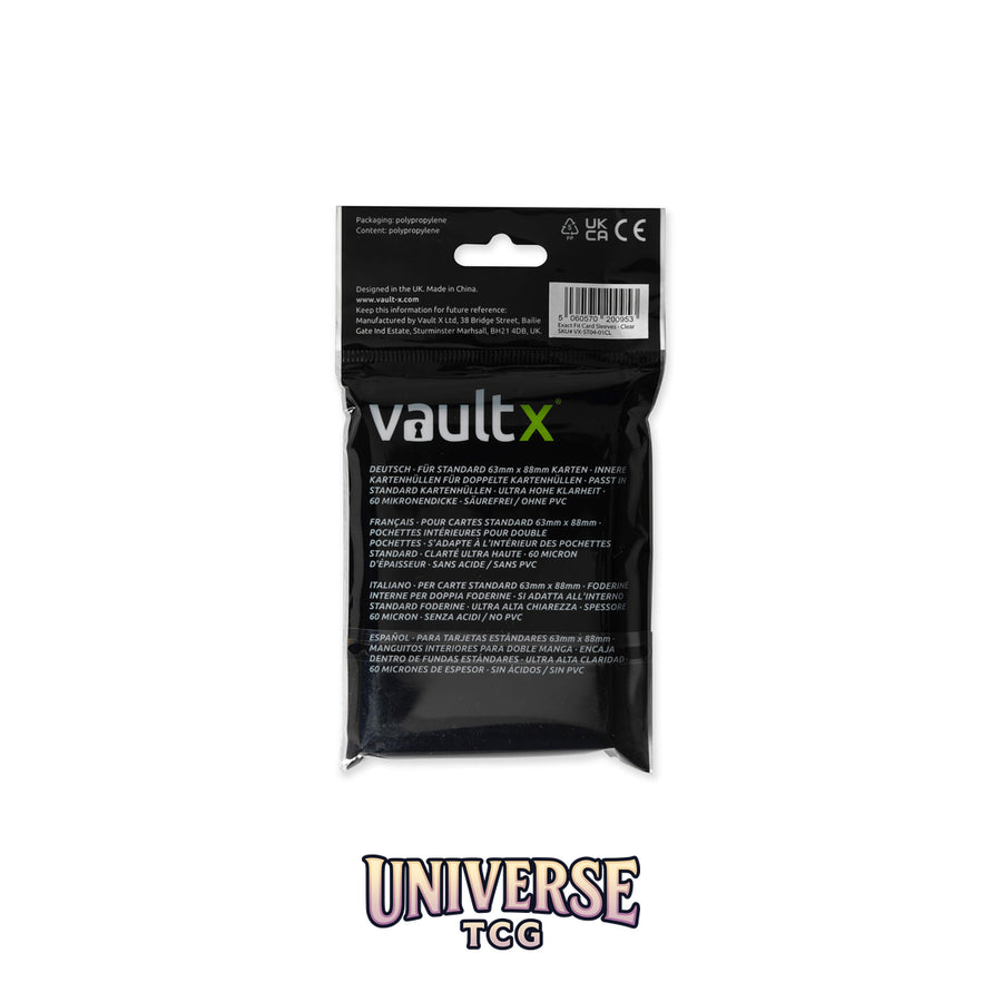 vault x card sleeves Soft Trading - 40 Micron High Clarity Penny Sleeves for TCG | 1000 Pack CGC sized graded card slabs Exact Fit Card Sleeves