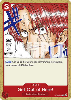 Get Out of Here! (OP09-018) - Emperors in the New World (Uncommon) [OP09-018]