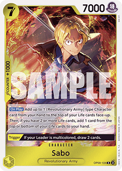 Sabo (OP09-104) - Emperors in the New World (Rare) [OP09-104]