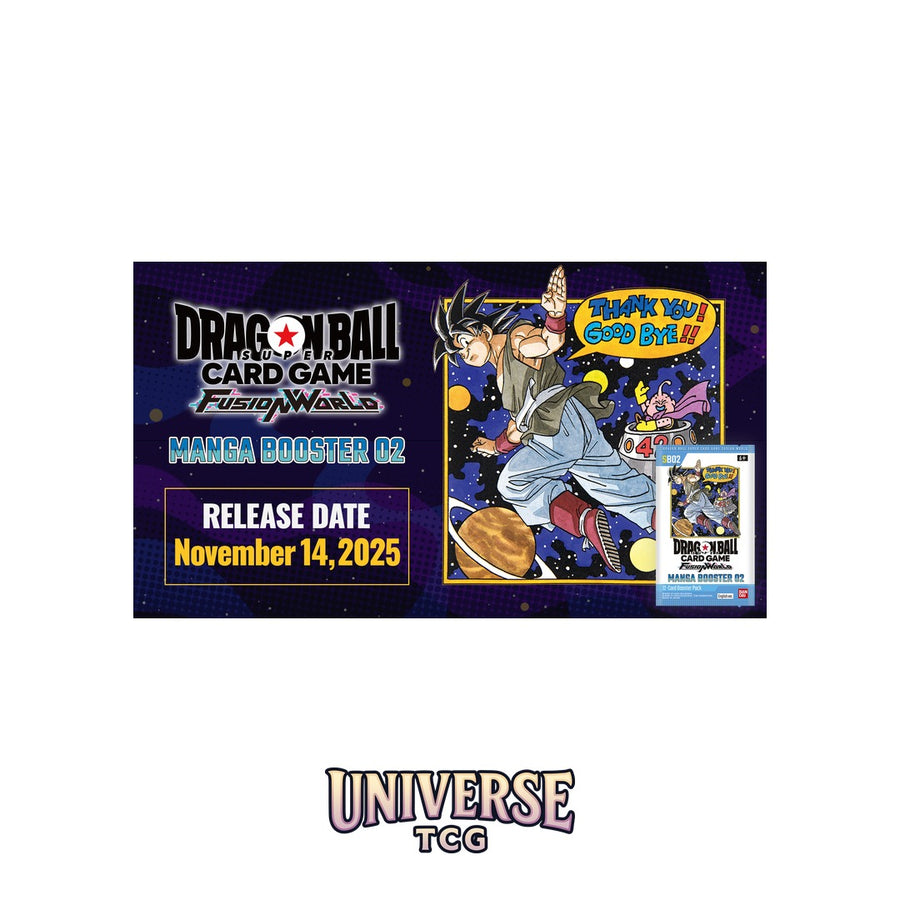 Dragon Ball Fusion World SB02 Booster Box Manga Booster 02 - English