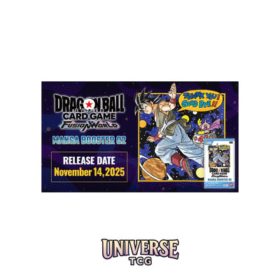 Dragon Ball Fusion World SB02 Booster Pack Manga Booster 02 - Asian 🇯🇵