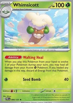 Whimsicott - Prismatic Evolutions (Rare) [PRE-008]