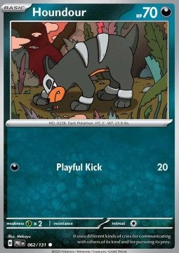 Houndour - Prismatic Evolutions (Common) [PRE-062]
