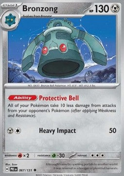 Bronzong - Prismatic Evolutions (Uncommon) [PRE-067]