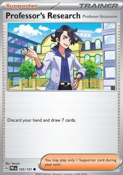 Professor's Research - Professor Sycamore - Prismatic Evolutions (Common) [PRE-125]