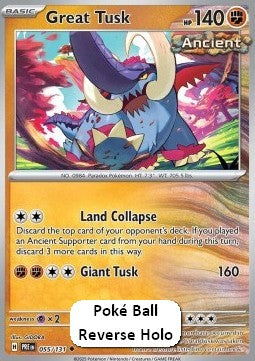 Great Tusk - Prismatic Evolutions: Additionals (Uncommon) [xPRE-055]