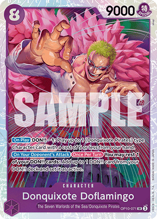 Donquixote Doflamingo (OP10-071) (V.1) - Royal Blood (Super Rare) [OP10-071]