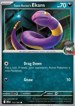 Team Rocket's Ekans - Destined Rivals (Common) [DRI-112]
