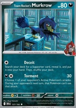 Team Rocket's Murkrow - Destined Rivals (Uncommon) [DRI-127]