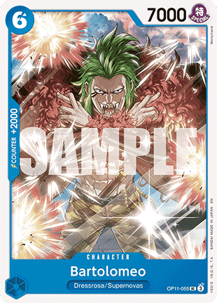 Bartolomeo (OP11-055) - A Fist of Divine Speed (Uncommon) [OP11-055]
