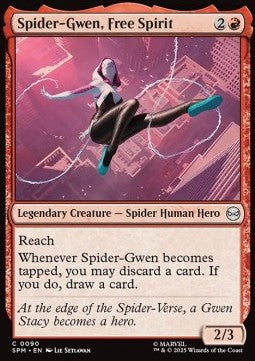Spider-Gwen, Free Spirit - Marvel's Spider-Man (Common) [SPM-90]
