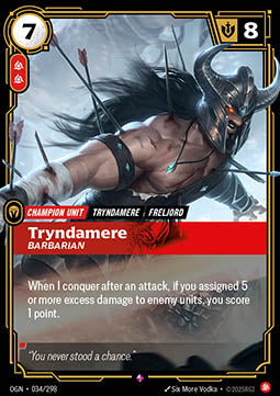 Tryndamere, Barbarian - Origins (Rare) [OGN-034]