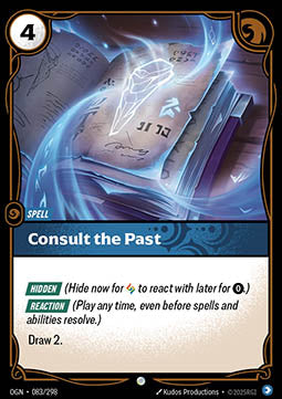 Consult the Past - Origins (Common) [OGN-083]