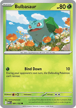 Bulbasaur - Mega Evolution (Common) [MEG-001]