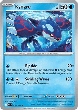 Kyogre - Mega Evolution (Rare) [MEG-034]