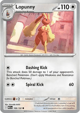 Lopunny - Mega Evolution (Common) [MEG-108]