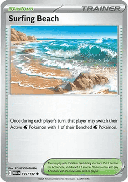 Surfing Beach - Mega Evolution (Uncommon) [MEG-129]