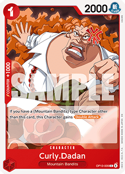Curly.Dadan (OP13-009) - Carrying on his Will (Common) [OP13-009]