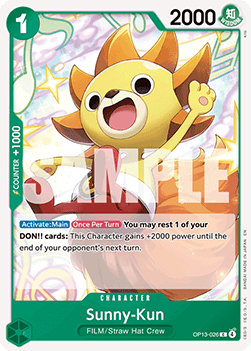 Sunny-Kun (OP13-026) - Carrying on his Will (Common) [OP13-026]