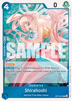 Shirahoshi (OP14-047) - The Azure Sea's Seven (Rare) [OP14-047]