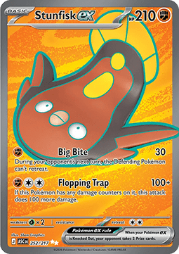 Stunfisk ex - Ascended Heroes (Ultra Rare) [ASC-252]