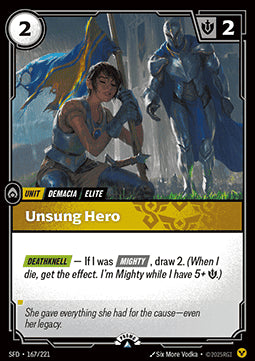 Unsung Hero - Spiritforged: Promos (Uncommon) [SFDX-167]