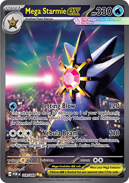 Mega Starmie ex - Perfect Order (Special Illustration Rare) [POR-118]