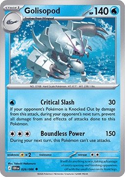 Golisopod - Chaos Rising (Uncommon) [CRI-026]