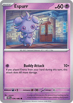 Espurr - Chaos Rising (Common) [CRI-036]