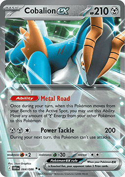 Cobalion ex - Chaos Rising (Double Rare) [CRI-064]