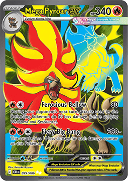 Mega Pyroar ex - Chaos Rising (Ultra Rare) [CRI-099]