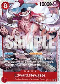 Edward.Newgate (OP16-003) (V.1) - The Time of Battle (Super Rare) [OP16-003]