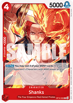 Shanks (OP16-006) - The Time of Battle (Common) [OP16-006]