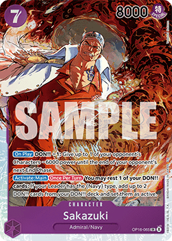 Sakazuki (OP16-065) (V.1) - The Time of Battle (Super Rare) [OP16-065]