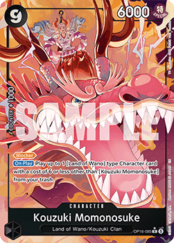 Kouzuki Momonosuke (OP16-085) (V.2) - The Time of Battle (Alternate Art) [OP16-085]