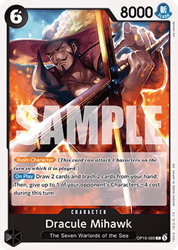 Dracule Mihawk (OP16-089) - The Time of Battle (Common) [OP16-089]