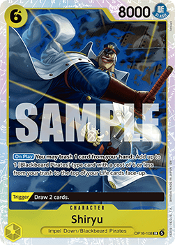 Shiryu (OP16-108) (V.1) - The Time of Battle (Super Rare) [OP16-108]