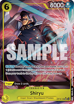 Shiryu (OP16-108) (V.2) - The Time of Battle (Alternate Art) [OP16-108]