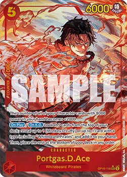 Portgas.D.Ace (OP16-118) (V.2) - The Time of Battle (Alternate Art) [OP16-118]