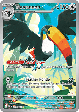 Toucannon - Pitch Black (Illustration Rare) [PBL-094]
