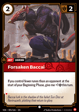 Forsaken Baccai - Vendetta (Common) [VEN-005]