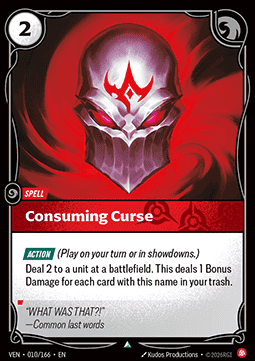 Consuming Curse - Vendetta (Uncommon) [VEN-010]